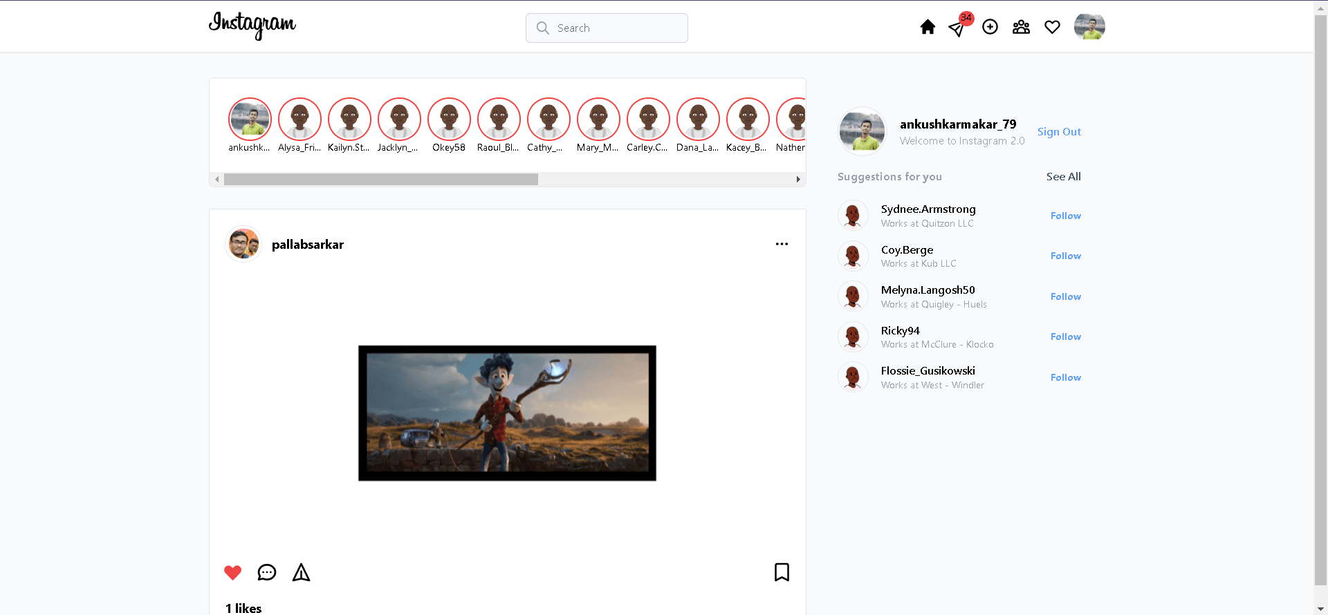 Instagram 2.0 Website
